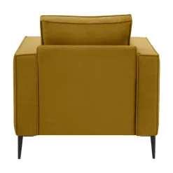 Fotele Wypoczynkowe| Fotel musztardowy TERRA