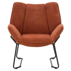 Krzesła|Fotele Wypoczynkowe| Fotel na płozach rudy LIMARVI