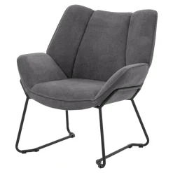 Fotel na płozach szary LIMARVI