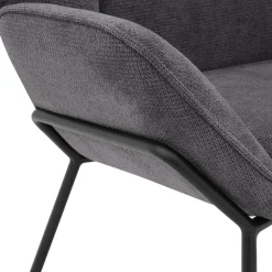 Fotel na płozach szary LIMARVI