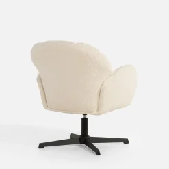 inny Fotel obrotowy biały LISKON