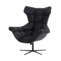 Fotele Wypoczynkowe|Werdomo Fotel obrotowy czarny SENSI