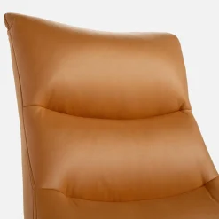 Fotele Wypoczynkowe| Fotel obrotowy jasnobrązowy DELUXO