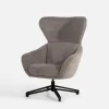Fotele Wypoczynkowe|inny Fotel obrotowy szary LOMERO