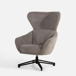 Fotele Wypoczynkowe|inny Fotel obrotowy szary LOMERO