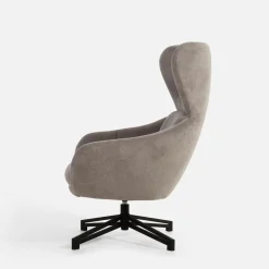 Fotele Wypoczynkowe|inny Fotel obrotowy szary LOMERO