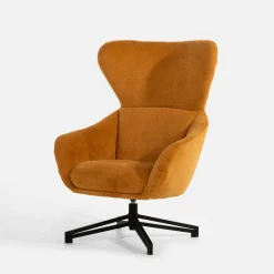 Fotele Wypoczynkowe|inny Fotel obrotowy żółty LOMERO