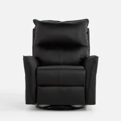inny Fotel obrotowy z funkcją relaks GRUZIO ekoskóra czarny