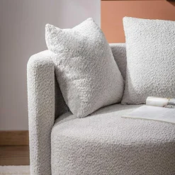 inny Fotel okrągły obrotowy SEBREZE szary