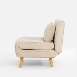 Fotele Wypoczynkowe|inny Fotel rozkładany beżowy LAVILLA