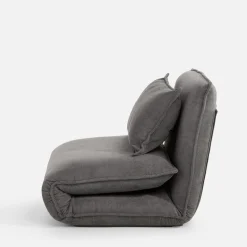 Fotele Wypoczynkowe|inny Fotel rozkładany szary LAIPE