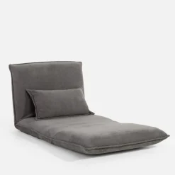 Fotele Wypoczynkowe|inny Fotel rozkładany szary LAIPE