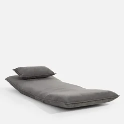 Fotele Wypoczynkowe|inny Fotel rozkładany szary LAIPE