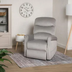 Fotele Wypoczynkowe| Fotel szary z funkcją relaks EXCOLO