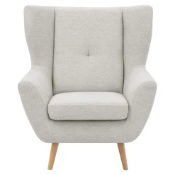 Fotele Wypoczynkowe|Impresti Fotel uszak boucle kremowy MOREN