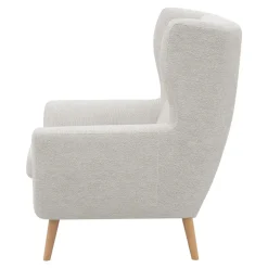 Fotele Wypoczynkowe|Impresti Fotel uszak boucle kremowy MOREN