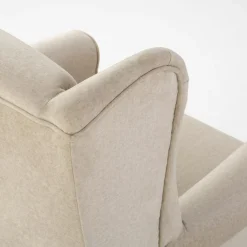 Fotel uszak jasnobeżowy SERENA