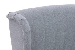 Fotele Wypoczynkowe| Fotel uszak jasnoszary VENUS