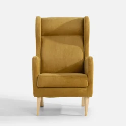 Fotele Wypoczynkowe|Werdomo Fotel uszak musztardowy TACO