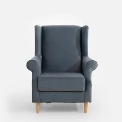 Fotel uszak niebieski SERENA