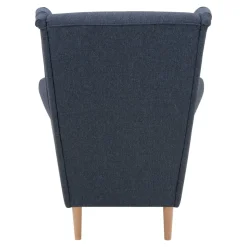 Fotele Wypoczynkowe| Fotel uszak niebieski VENUS