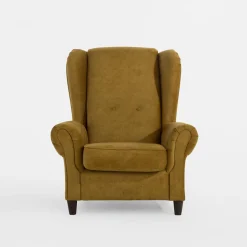 FN Design Fotel uszak żółty KING