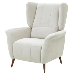 Impresti Fotel uszak z funkcją relaks kremowy BEO