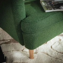 inny Fotel uszak zielony ESAL