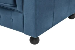 Inspire Fotel welurowy granatowy CHESTER