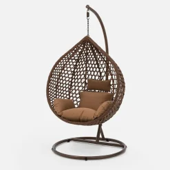 Meble Ogrodowe|Meble Ogrodowe|inny Fotel wiszący WALLANO II z brązowym siedziskiem