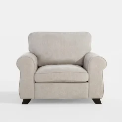 Fotel wypoczynkowy beżowy KANVASA