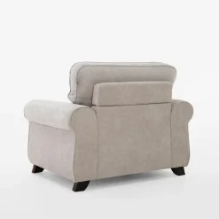 Fotel wypoczynkowy beżowy KANVASA