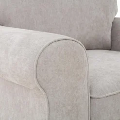 Fotel wypoczynkowy beżowy KANVASA