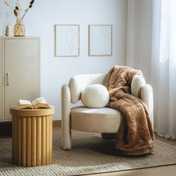 Fotele Wypoczynkowe|inny Fotel wypoczynkowy beżowy MAFELE