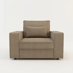 Fotel wypoczynkowy beżowy MARKOS