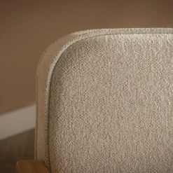 Fotele Wypoczynkowe| Fotel wypoczynkowy beżowy z plecionką wiedeńską ZELMO