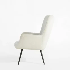 Fotel wypoczynkowy biały JAZAN