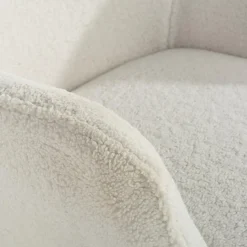 Fotel wypoczynkowy biały JAZAN