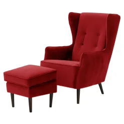Fotele Wypoczynkowe|Impresti Fotel wypoczynkowy BOSTO czerwony
