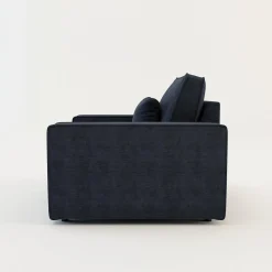 Fotele Wypoczynkowe| Fotel wypoczynkowy ciemnoniebieski MARKOS