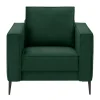 Fotele Wypoczynkowe| Fotel wypoczynkowy ciemnozielony TERRA