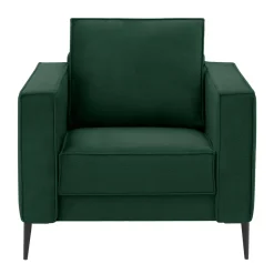 Fotele Wypoczynkowe| Fotel wypoczynkowy ciemnozielony TERRA