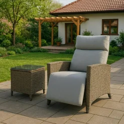 Meble Ogrodowe|Meble Ogrodowe|inny Fotel wypoczynkowy do ogrodu SOTTO brązowy