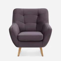 Fotele Wypoczynkowe|Impresti Fotel wypoczynkowy fioletowy SCANDI