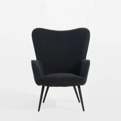 Fotele Wypoczynkowe| Fotel wypoczynkowy granatowy JAZAN