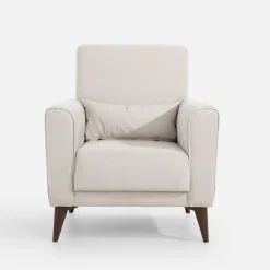 Fotel wypoczynkowy jasnobeżowy STOCKHOLM