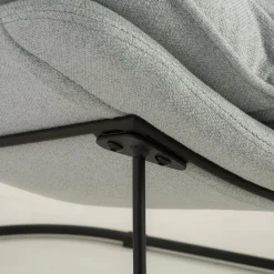 Fotele Wypoczynkowe| Fotel wypoczynkowy jasnoszary DYNASTI