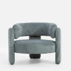 inny Fotel wypoczynkowy MAFELE szaroniebieski