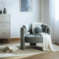 inny Fotel wypoczynkowy MAFELE szaroniebieski