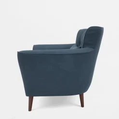 Softi Fotel wypoczynkowy niebieski TEDDY